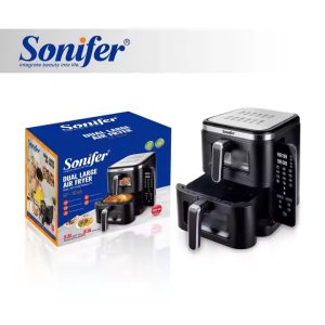 سرخ کن بدون روغن (هواپز) دو طبقه 5/5 لیتری سونیفر sf-1046