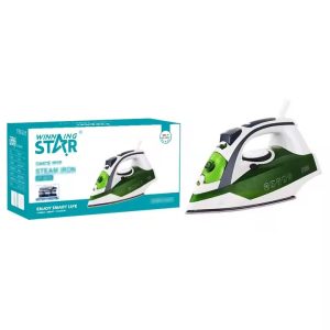 اتو بخار 2400W  قابلیت تنظیم دما با زیره نچسب سرامیکی WINNING STAR ST-5015