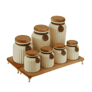 ست جای ادویه 7 پارچه آوین