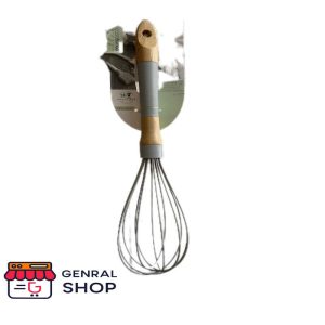 همزن دستی سیلیکونی دسته بامبو سانکو
