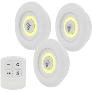 چراغ زیرکابینتی ریموت‌دار ۳ عددی LED